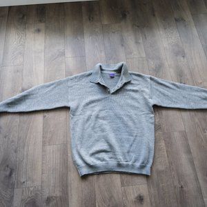 Asclo long sleeve Grey polo